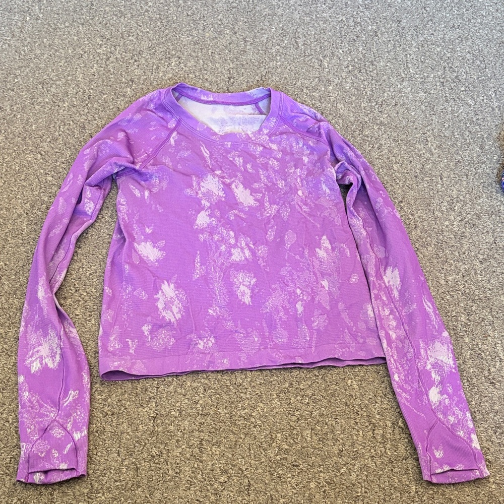 Lululemon tie dye Long Sleeve Shirt
